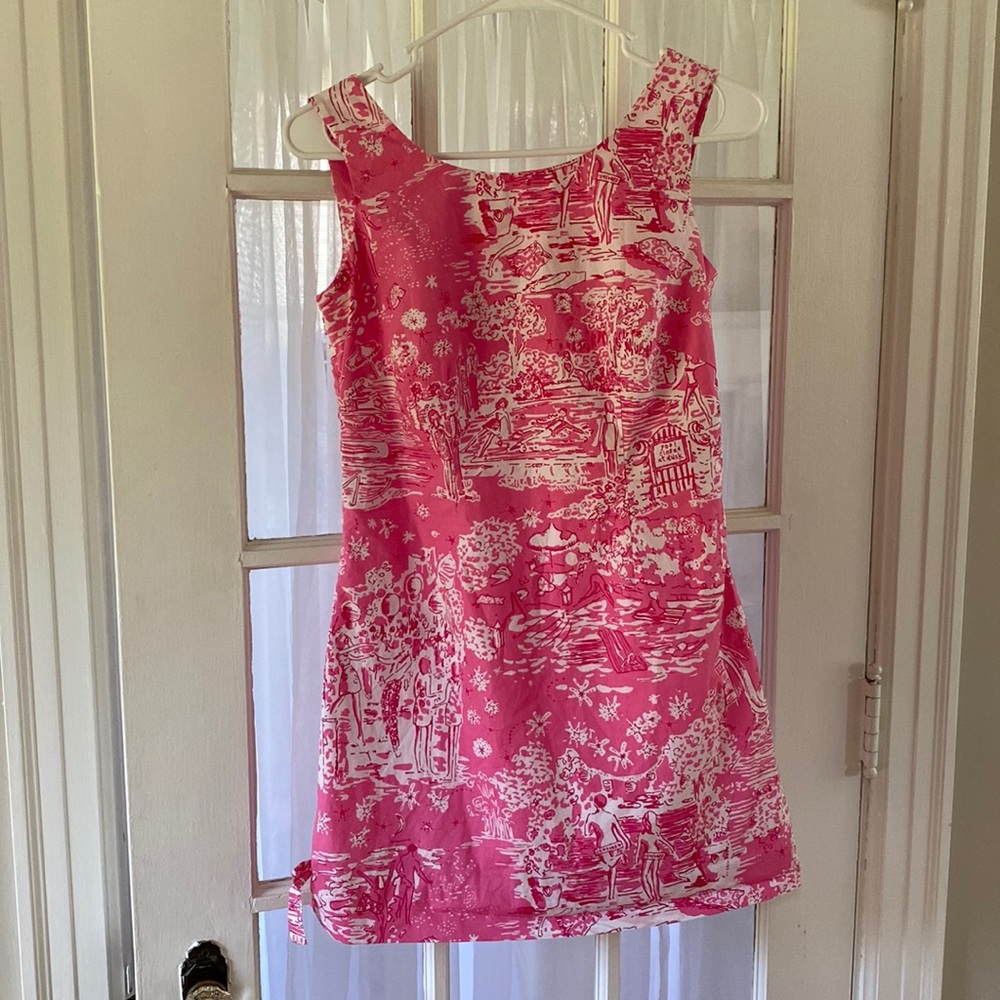 Lilly Pulitzer HTF “Skinny Dippin” shift dress size 0